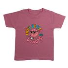 T-shirt Feminina Infantil Estilosa Estampas Atuais Blogueira