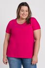 T-shirt Feminina Plus Size Visco Básica - Serena