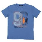 T-Shirt Masculina Infantil Azul Tassa 31930