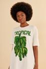 T-shirt média tropical farm