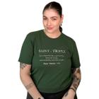 T-Shirt Verde Escuro Saint Tropez