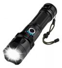 T9 Lanterna Tática Recarregável Led Holofote Lanterna Militar T9 Potente Fazenda Sítio trilha