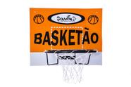 Tabela De Basquete Aro Cesta+Rede De Nylon Brinquedo Em Mdf - Oliveira