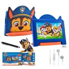 Tablet 32GB Case da Patrulha Canina Chase Kit Fone + Caneta infantil