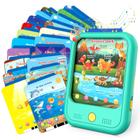 Tablet de aprendizagem Qiaojoy Kids Educational de 2 a 5 anos com cartões