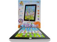 Tablet de Brinquedo Educativo Aprendendo Português e Inglês Branco