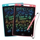 Tablet de escrita LCD, 2 pacotes de almofadas de desenho para crianças 3 4 5 6 anos de idade 8,5 polegadas linhas coloridas Doodle Scribble Boards Brinquedos Educacionais para Meninas Meninos