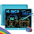 Tablet de escrita LCD TEKFUN Doodle Board 16 polegadas azul