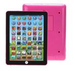 Tablet Didático Educativo Infantil Crianças Inglês/português rosa