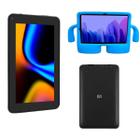 Tablet Infantil M7 Wi-fi 64GB 4GB Ram 7" NB409 Com Capa Universal Ant Impacto Azul - Multilaser