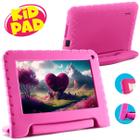 Tablet Infantil Multilaser NB411 Kid Pad Capa Rosa 64GB Quad-Core 4GB RAM Para Criança Jogos Youtube