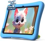 Tablet infantil Plimpton Android 14 de 10 polegadas de 4 GB+64 GB com capa