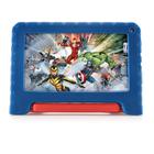 Tablet Multi Avengers com Controle Parental 7 pol 4GB RAM 64GB Android 13 Quad Core + Case + Wi-fi - NB417