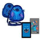 Tablet Positivo Vision Tab 7 Stitch + Capa e Bolsa - Octa-Core 3GB RAM 64GB Android 14 Go Wi-Fi Tela 7” IPS  Preto