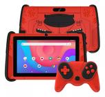 Tablet Pritom K7 Pro Kids Android 12 4gb Ram 64gb Rom Software Infantil Pré-Instalado - Vermelho