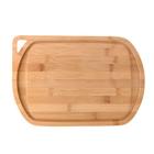 Tabua Churrasco De Bambu Com Alça 33X24X1,5cm - Oikos