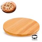 Tábua com base giratória em bambu suporte de corte churrasco pizza petisqueira queijos frutas bamboo