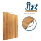 Tabua De Corte Bambu Com Alça 34x24 Cm - JFZ