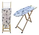 Tabúa de Passar Roupa Madeira Resistente Com 2 Níveis Altura Top