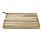 Tábua para churrasco tramontina retangular em madeira teca com acabamento natural 46 x 23 cm 13215052