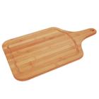 Tabua para Cortar Carne com Alca Bamboo 50 Cm X 30 Cm Mor