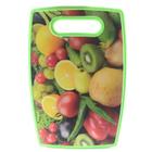 Tábua Para Cortes Alimentos De Plástico Frutas 30x20cm