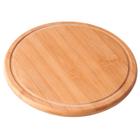 Tábua Para Pizza 100% Bambu 35cm Redonda Supreme Welf