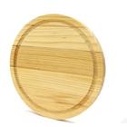 Tábua petisqueira de madeira redonda para corte 30 cm