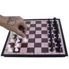 Tabuleiro de xadrez magnetico 29,7x29,7cm com coordenadas para iniciante