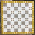 Tabuleiro em mosaico pastilha cerâmica e vidro Jogo Xadrez 40x40