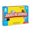 Tabuleiro Jogos Reunidos 6 em 1 Clássicos 1162 - Nig