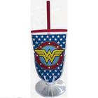 Taça Acrilica Wonder Woman Logo AND STARS URBAN 40352