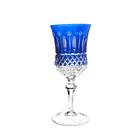 Taça água em cristal Strauss Overlay 119.069 400ml azul escuro