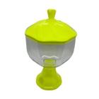 Taça / Baleiro 1,5Lt Amarelo Neon - Bt Plastik