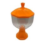 Taça / Baleiro 1,5Lt Laranja Neon - Bt Plastik