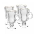 Taça Cappuccino Lines Fio De Ouro 240Ml Cj/4 20678 Wolff