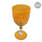 Taça De Caveira Laranja Plástico 300Ml Halloween