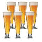 Taça de Cerveja de Cristal Tulipa Reta 300ml 6 Pcs