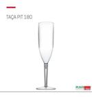 Taça De Champagne 180ml - Acrílico- Kit Com 20 Uni
