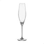 Taça De Cristal Bohemia Para Champanhe 210 Ml Loxia 1 Peça - Bohemia Crystal