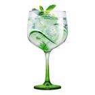 Taça de Gin Degrade de Vidro 650ml Verde