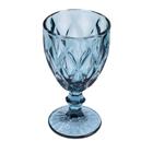 Taça de Vidro Diamond Azul 320 ml