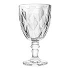 Taça de Vidro Diamond Transparente 320ml 1 peça - Hauskraft