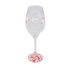 Taça De Vinho Decorada Catuaí Namorados Love Memories 385Ml