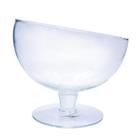Taça Decorativa De Vidro Bomboniere Transparente Grande