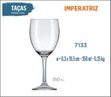 Taça Imperatriz 350ml - Vinho Tinto Rosé Branco Água