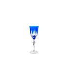 Taça licor em cristal Strauss Overlay 237.055 110ml azul escuro