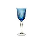 Taça para vinho branco em cristal Strauss Overlay 237.103.150 310ml azul claro