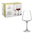 Taça Para Vinho De Cristal Bohemia Corvus 570ML 6 Peças