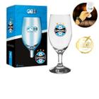 Taça Tulipa Vidro 330ml Reforçado Vinho Chopp Cerveja Time Escudo Grêmio Oficial - BRASFOOT